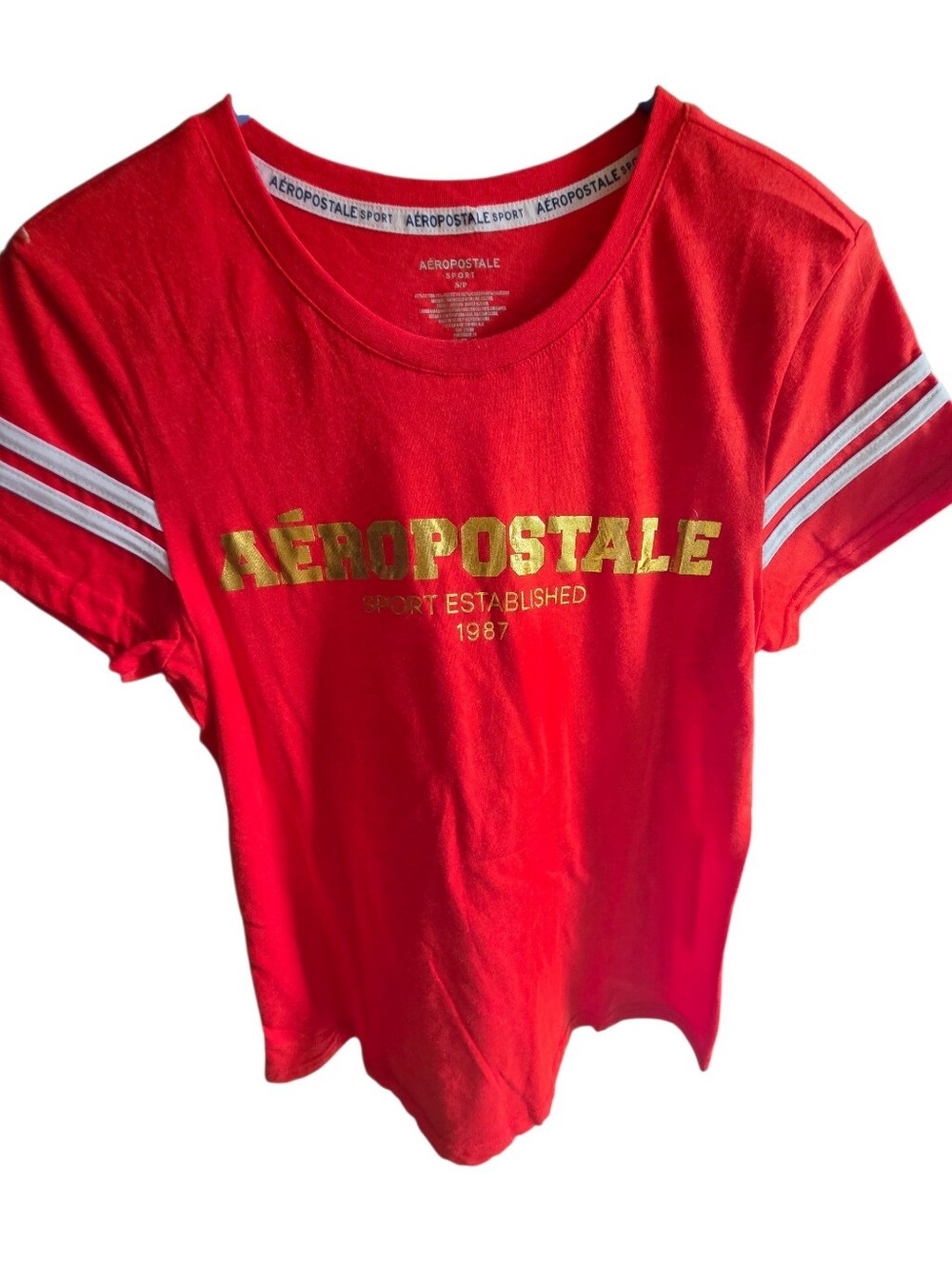 Aeropostale Sport Red Logo Tee